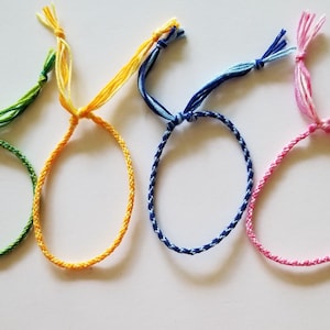 Braided Friendship Bracelets - Handmade