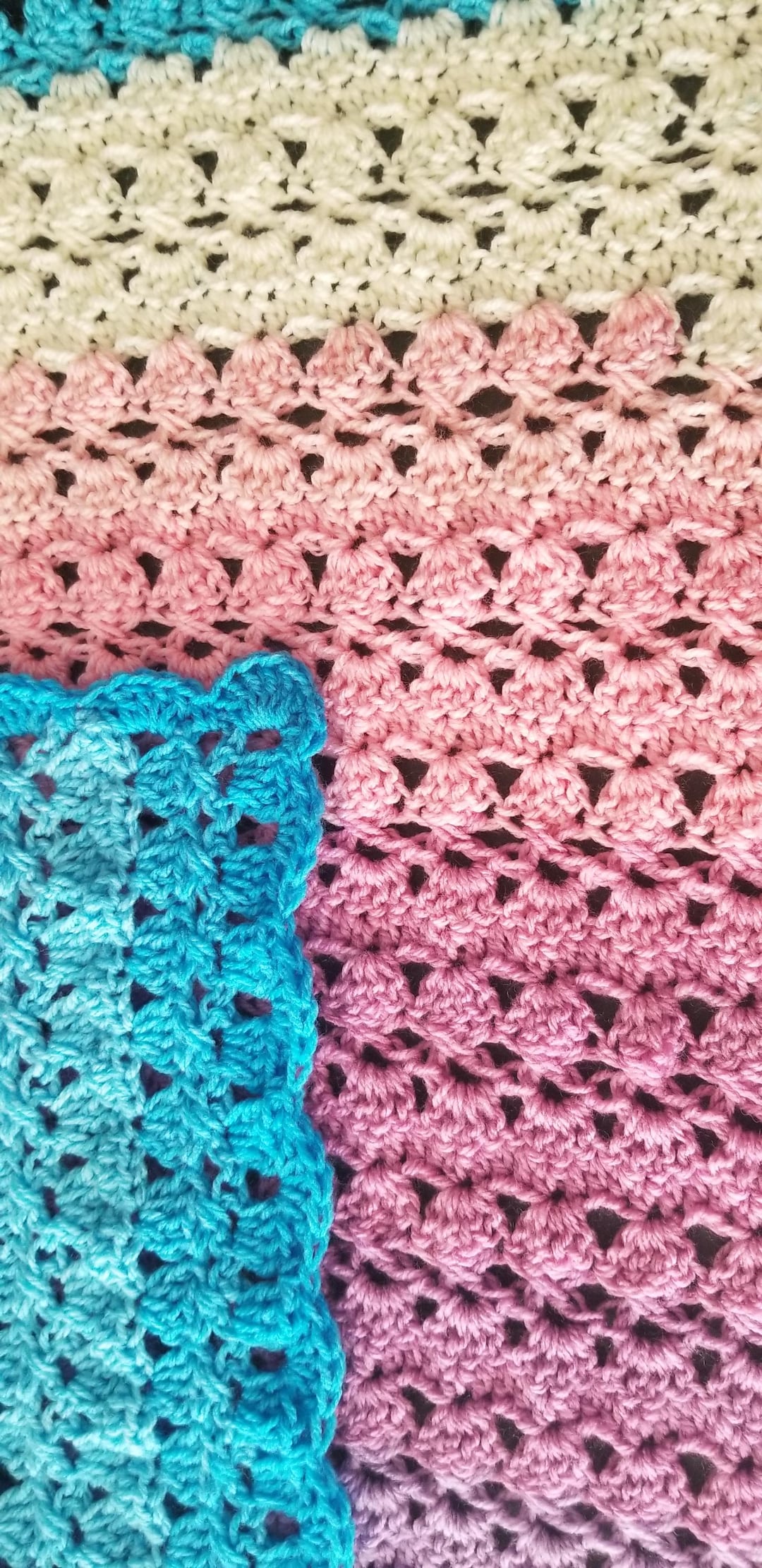 CROCHET PATTERN: Seashells Crochet Baby Blanket - Etsy