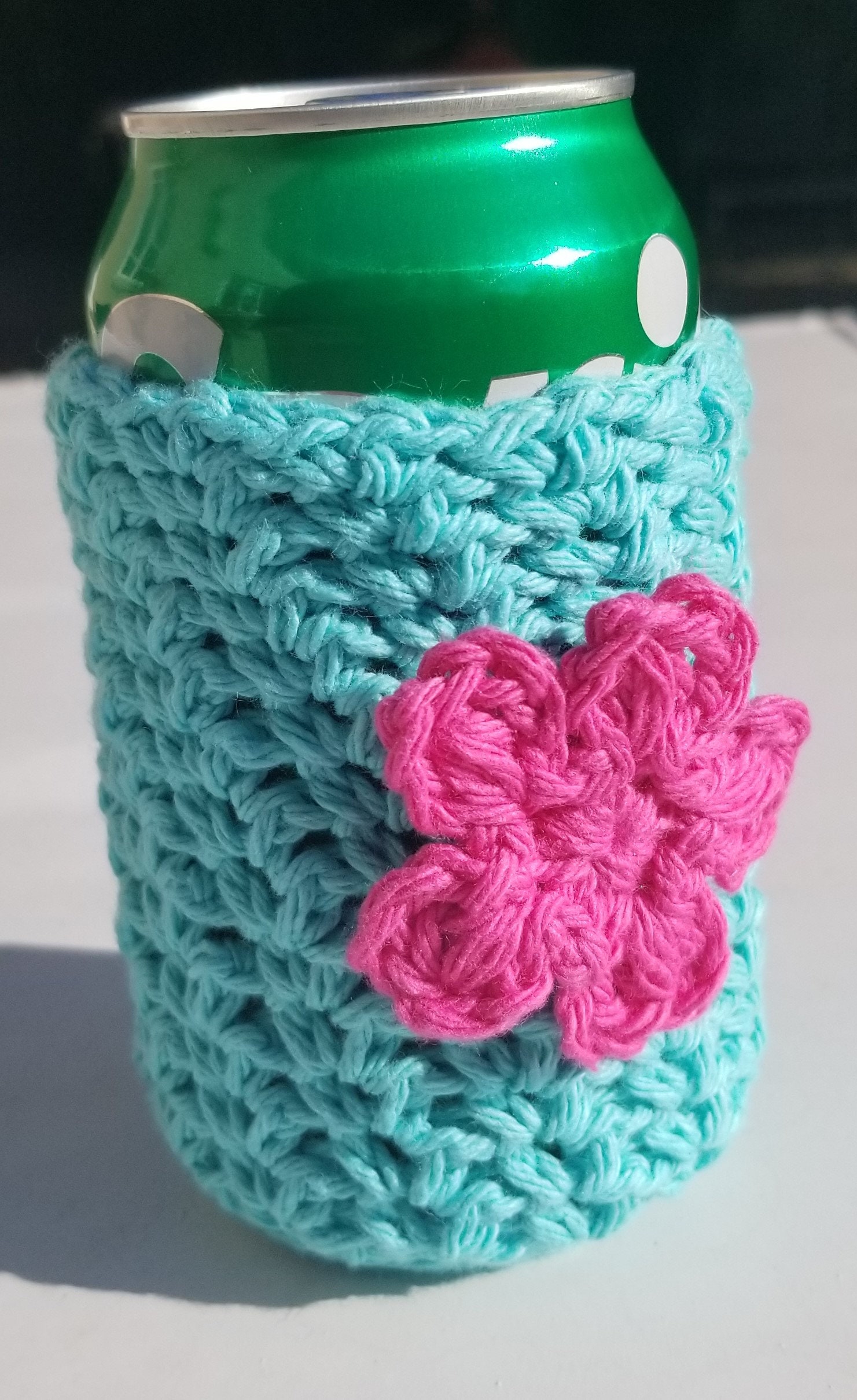 Football Beer Cozy Free Crochet Pattern - Right Handed 