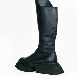 Puntopigro Vibram Boots Leather Like New Rock Punto Pigro