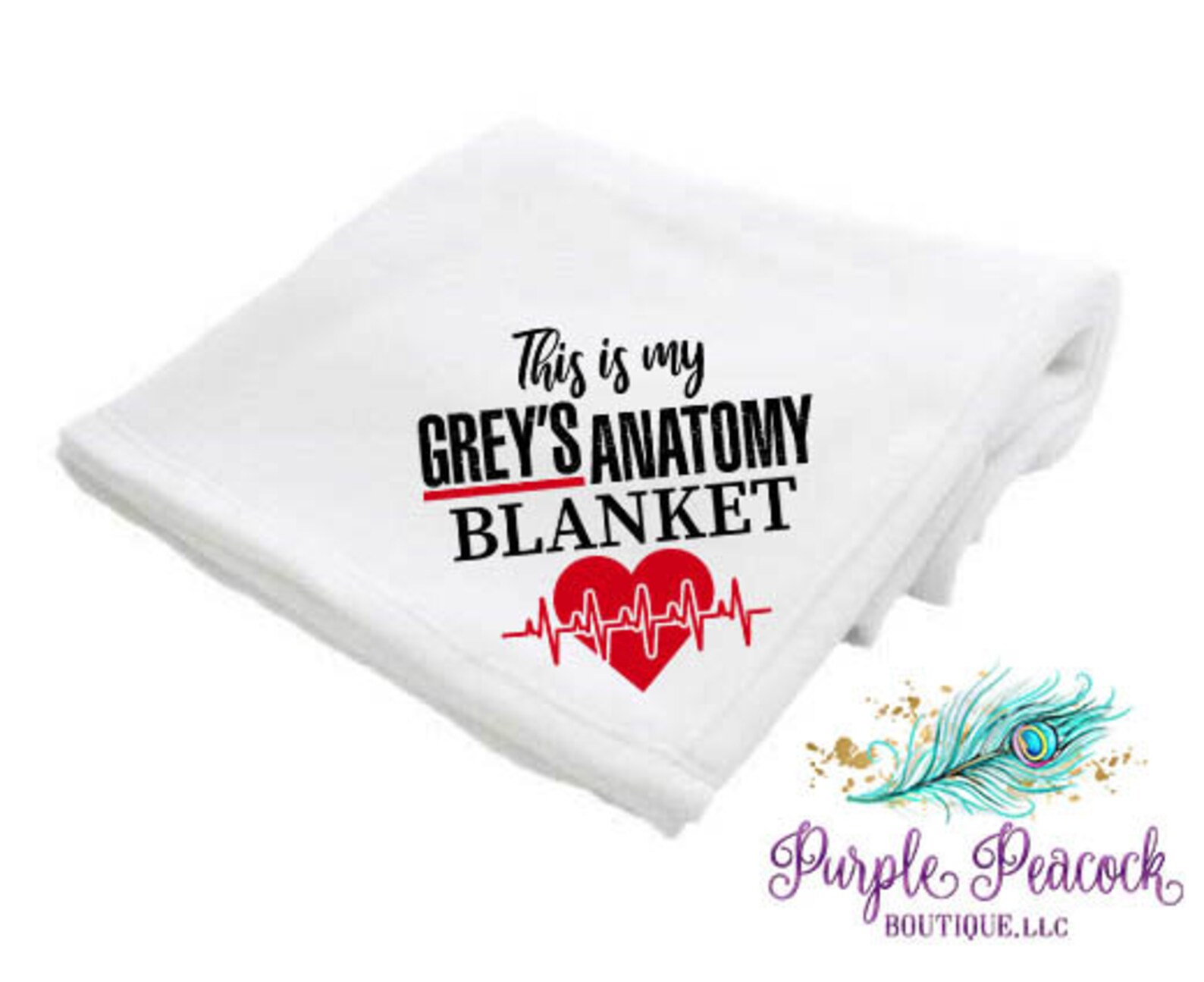 Grey's Anatomy Watching BlanketGreys Anatomy Valentine Etsy
