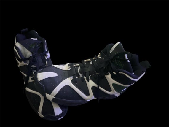 Reebok, Reebok Kamikaze Vintage 90’s Mid Hightops Sneakers size 11.5 Seattle SuperSonics Shoes