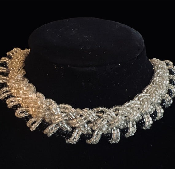 Vintage Choker Necklace 1960 Delicate Style Brillance Dressed~