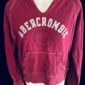 Abercrombie Vintage sewn letters pullover vintage style sweatshirt sz small