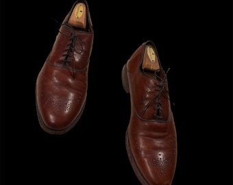 Allen Edmonds Vintage  Brown Men’s Cap Toe Dress Shoes Size 12.5