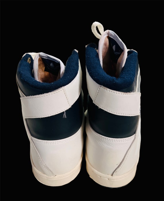 Vintage Adidas Decade Basketball Boots Hi Top Lea… - image 2