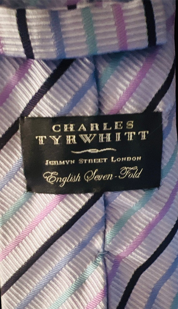 Charles Tyrwhitt Vintage Striped Lightblue Spring… - image 2