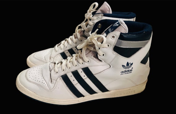 corrupción Educación escolar Generacion Vintage Adidas Decade Basketball Boots Hi Top Leather Original - Etsy