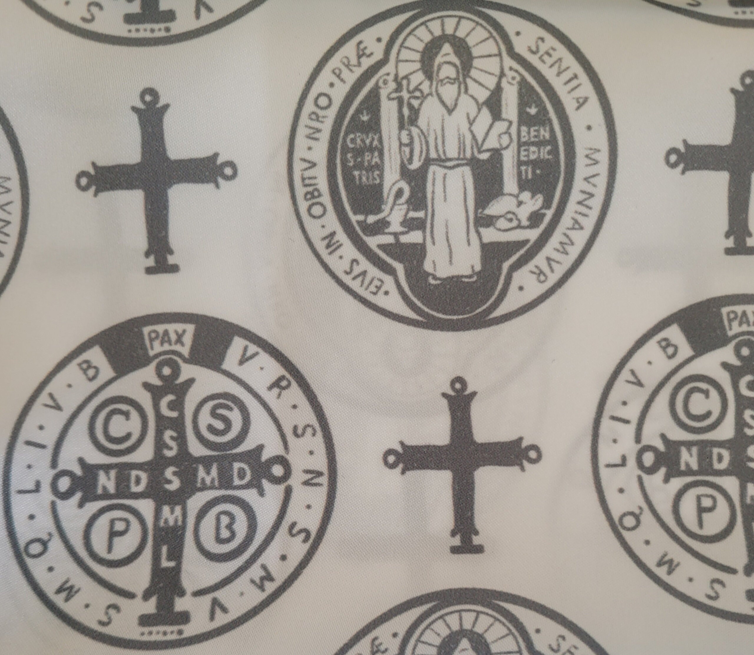 St. Benedict Medal Wild Rag/ Catholic Scarf/ Western/ Rodeo/ Cowgirl ...