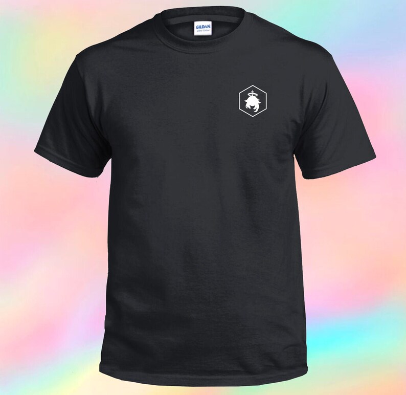 Genshin Impact Inspired Paimon Tshirt Black Graphic Tee Gamer Etsy UK