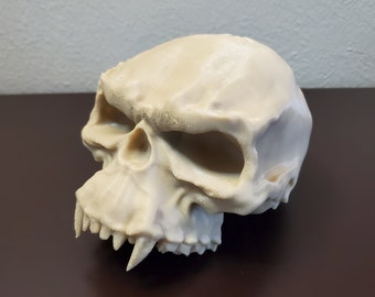 The Skull of Guldan | WoW Model | Gamer Gift | 3D Printed Skulls | Bone White PLA Plastic | Many Colors Available!