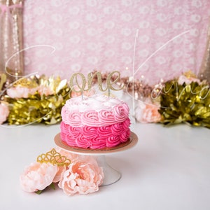Princess Pink Cake Smash