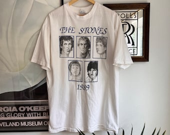 The Rolling Stones ミックジャガー　ライセンスT ヴィンテージ Rare!! the Rolling Stone MICK JAGGER Photo Tee Shirt Medium Size