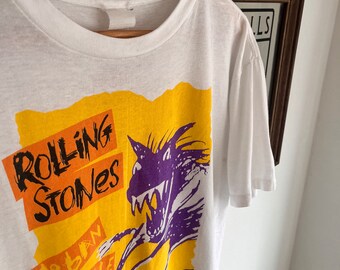 Vintage Rare the Rolling Stones European Tour Urban Jungle T Shirt