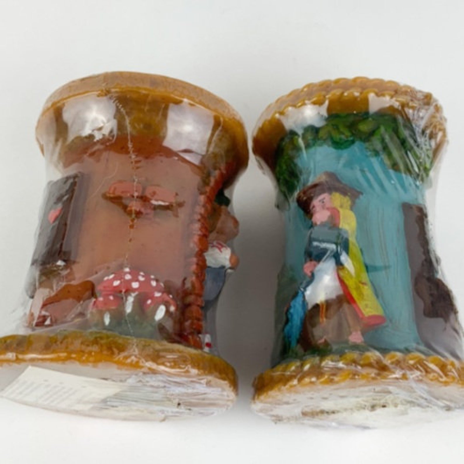 Vintage Germany Gunter Kerzen Handbemalt Candles Etsy