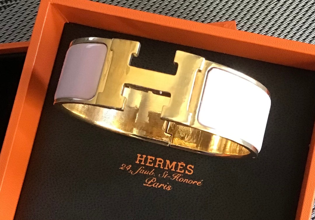 authentic-vintage-hermes-clic-clac-h-bracelet-bangle-18k-yellow-gold