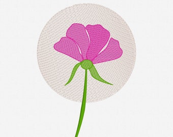 Flower Embroidery Design, Floral machine embroidery, Cosmo Flower, Kitchen Towels, Pillow, Home Decor, Spring Accessories, Cute Gift, Garden