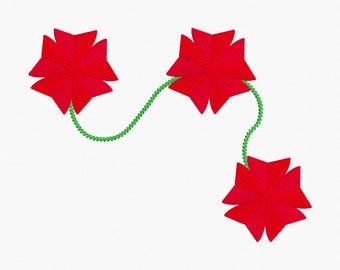 Flower Embroidery Design, Floral machine embroidery, Embroidered Flower, Kitchen Towel, Pillow, Home Decor, Spring Accessories, Quilt border