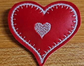 Valentine's Day Embroidery Design, ITH Valentine's Day pin, Love, machine embroidery, Heart Design,