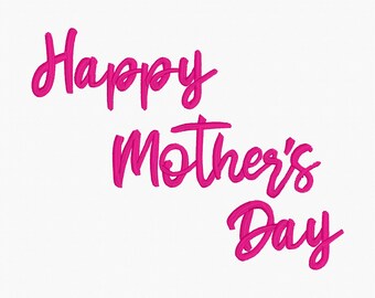 Mother's Day Machine Embroidery Design, Machine Embroidery Design, Happy Mother's Day, Holiday Design, Special Gift