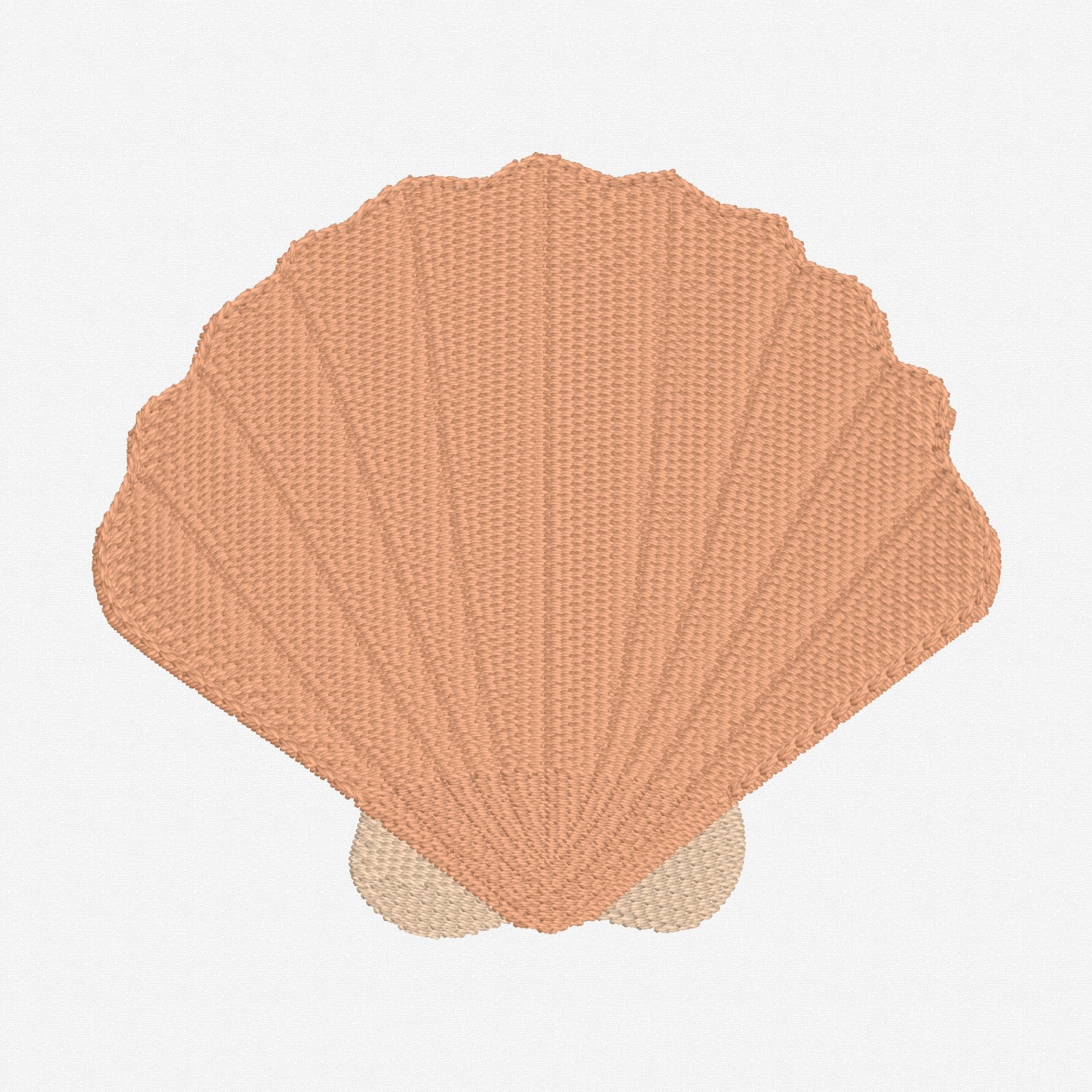 Shell Embroidery Design, Summer, Machine Embroidery, Towels, T-shirts ...