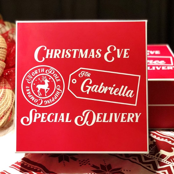 Christmas SVG Christmas Eve Box SVG PNG Digital File Special Delivery