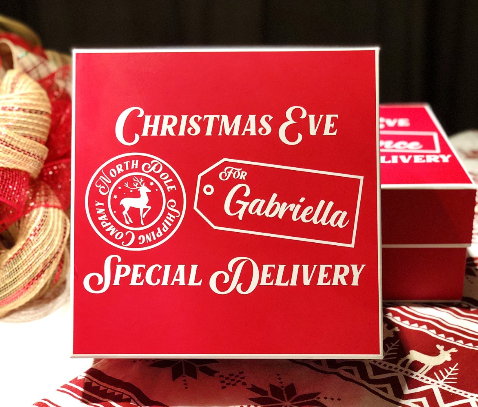 Christmas SVG Christmas Eve Box SVG PNG Digital File Special - Etsy