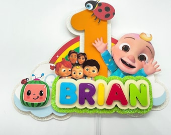 Coco Melon Cake Topper Etsy