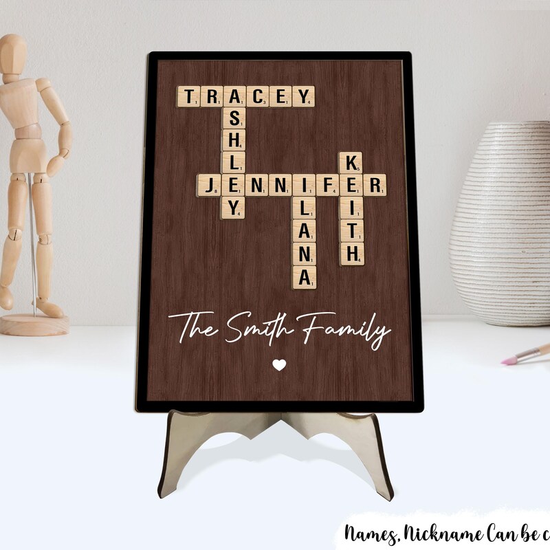 Crossword art etsy