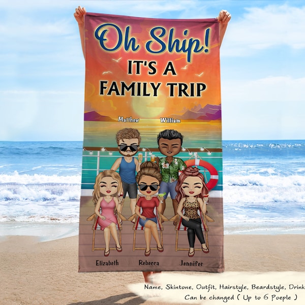 Personalized Beach Towels Cruise Friends Etsy