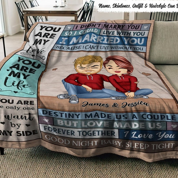 Personalized Blanket for Married Couples Etsy