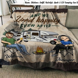 Gift For Couples Nolin Custom Photo Husband & Wife Camping