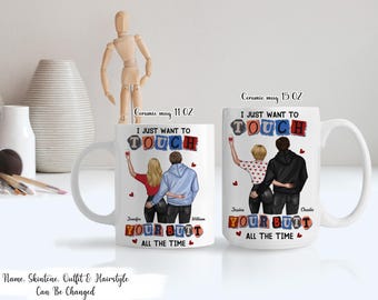 Spruchreif Tazza San Valentino Soft Touch 350ml - "Scheiss Auf Valentinstag" - Incisione Laser Doppio Lato - Ceramica Rosso