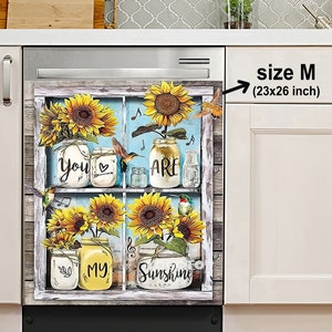  Cow Skin Brown Dishwasher Magnet Cover Front Door Fur Animal  Decorative Refrigerator Covers Magnetic Sheet Sticker Wash Machine Fridge  Panel Decal for Kitchen Appliance 23x26 in