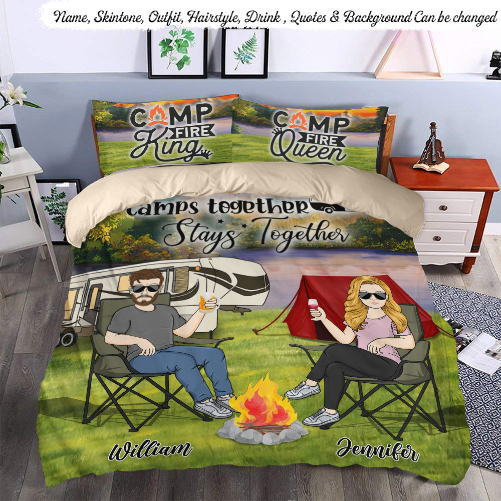 Camping duvet cover Etsy Nederland