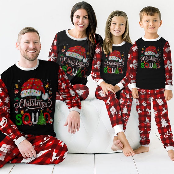 Christmas squad pajamas hotsell