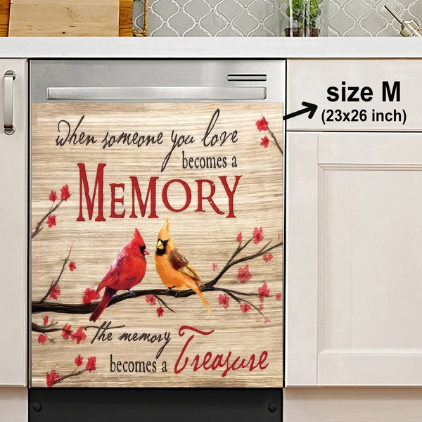 Dishwasher Cover Cardinals Etsy