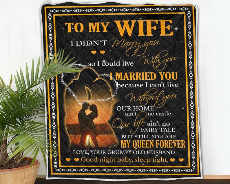 To My Wife Fleece Blanket, Quilts, To My Wife Gift, Gift for Wife from Husband, Anniversary Gift For Wife, Wife Birthday Gift, Christmas gif image 6