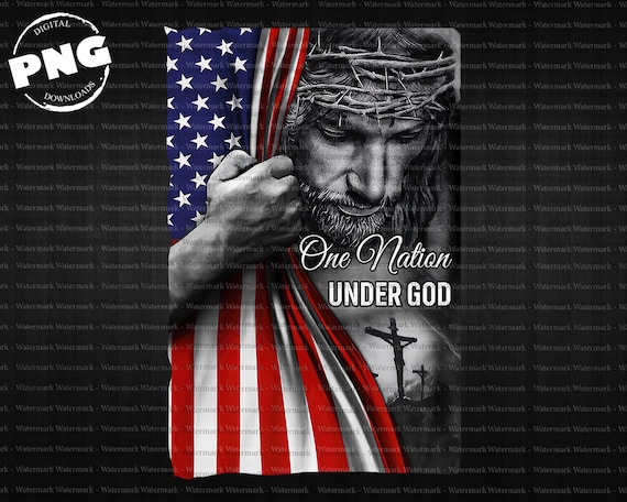 One Nation Under God Jesus American Flag T Shirt One Nation Under God Jesus American Flag T Shirt