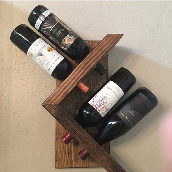 Zig Zag Wine Rack Etsy