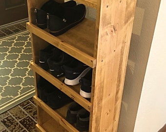 Shoe Rack| Wooden Shoe Rack| Shoe Shelf| Shoe holder | Shoe Storage| Sneaker Storage| Entryway Shoe Rack| Entryway Furniture