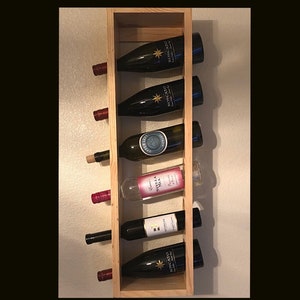 Single row vertical wine rack hotsell