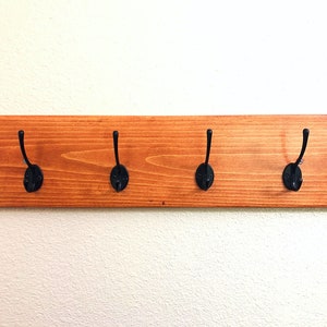 Coat Rack Without Shelf| Wall Mounted Coat Rack| Entryway Organizer| Towel Rack| purse holder