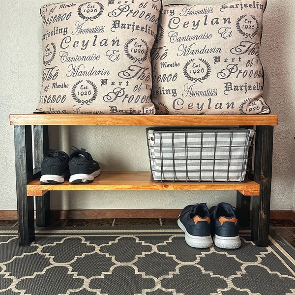 Shoe Bench with Storage| Shoe storage | Entryway Bench| Storage Shoe Bench| Father’s Day Gift