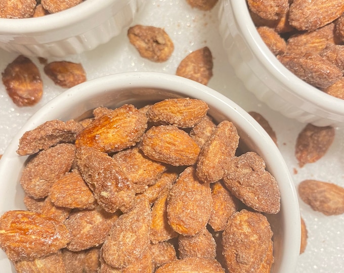 Fresh Roasted Cinnamon Glazed Almonds