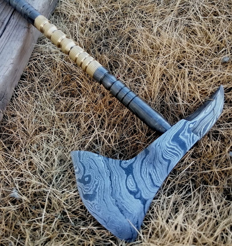Custom Handmade Damascus Axe 09 Damascus Steel Hand Etsy