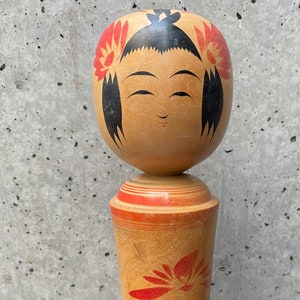 Vintage Japanese Kokeshi Wooden doll. Kokeshi doll