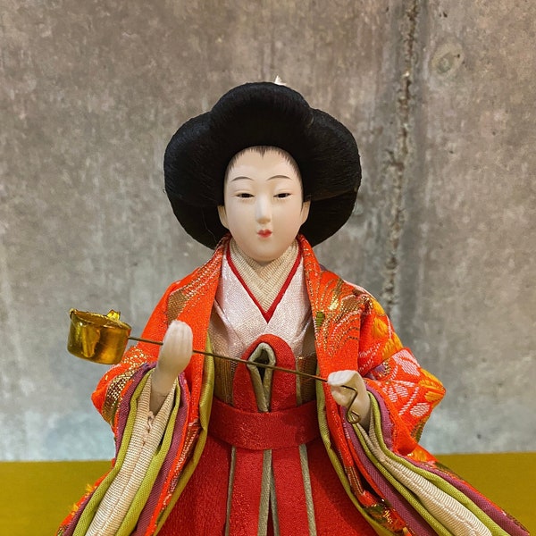 Traditional Japanese doll, Hina Ningyo, Handmade Doll, Hina doll, Vintage doll, Hina Matsuri doll