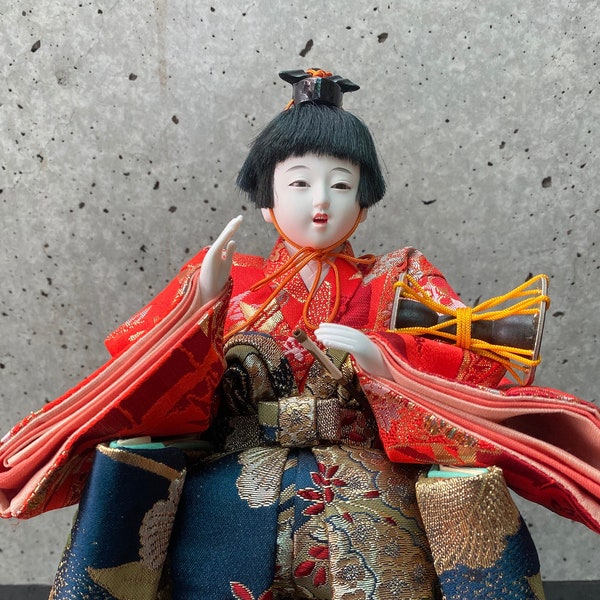 Traditional Japanese doll, Hina Ningyo, Handmade Doll, Hina doll, Vintage doll, Hina Matsuri doll