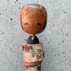 Vintage Japanese Kokeshi Wooden doll. Kokeshi doll